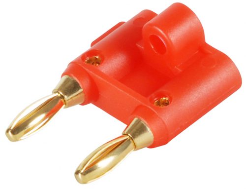 BP03R Dual 4 mm Speaker Banana Shorting Plug