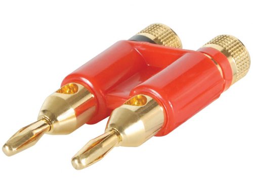 BP04R Dual 4 mm Banana Plug Speaker Connector 