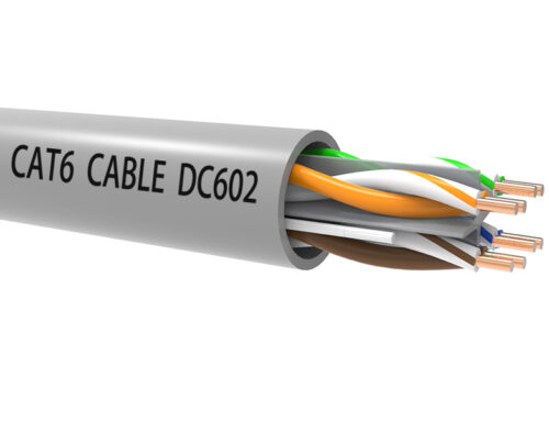 DC602 4 pair 24AWG CAT6 UTP Data Cable Solid