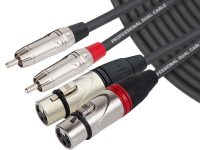 CYJ21 Classic Dual XLR to RCA Patch Cable