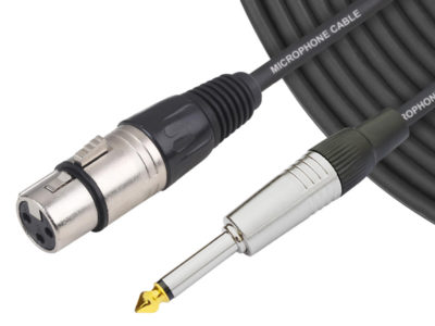 BXJ03 Basic Unbalanced Microphone Cable XLR female to mono JACK