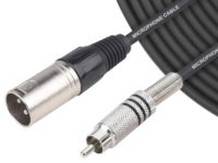 BXR01 Basic XLR Male to RCA Male Audio DJ Cable