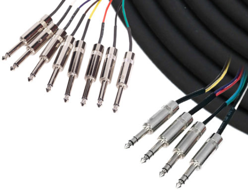 MMLT06 4-Way 4 x TRS JACK – 8 x TS JACK Insert Cable