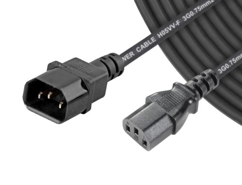 PC09 IEC C13 to C14 Main Power Extension Cable