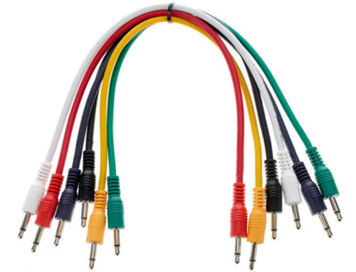 PCH05 3.5mm mono mini Jack Patch Cables Set Of 6