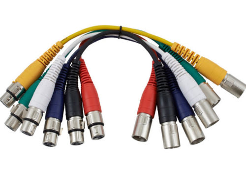 PCH06 Balanced 3-pin XLR Patch Cables Set Of 6