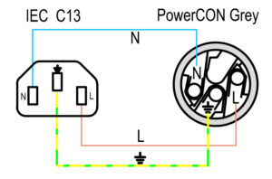 Power Twist IEC adapter Cable wiring diagram wiring diagram