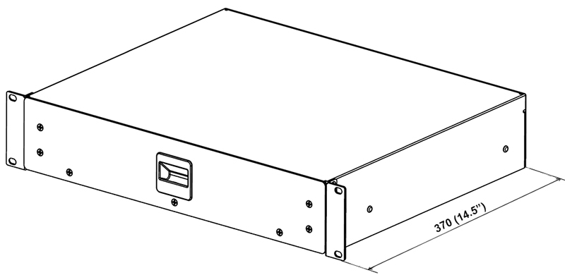 Non-Lockable standard rack drawer