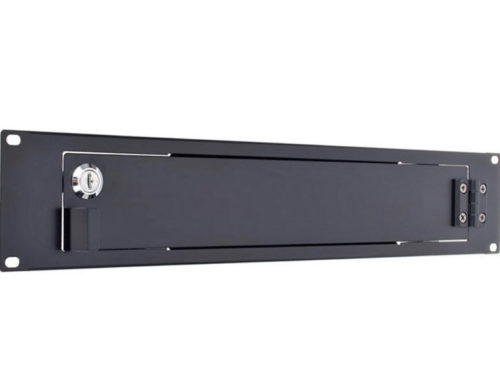 RDR2U Lockable 19″ Rack Door Panel 2U- Steel