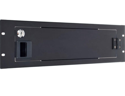 RDR3U Lockable 3U 19 inch Hinged Rack Door Panel