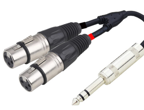 BYJ13 Basic Stereo XLR Mic Signal Combiner Cable