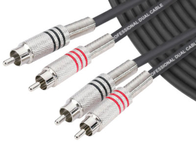 BYJ25 Basic Dual RCA Interconnect Dual Cable