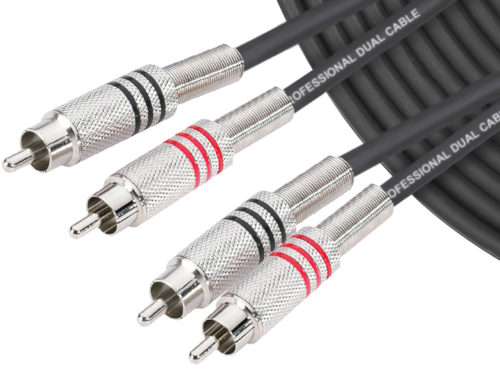 BYJ25 Basic Dual RCA Interconnect Dual Cable