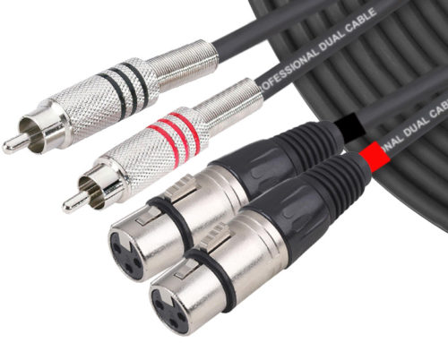 BYJ29 Basic RCA/XLR Interconnect Dual Cable
