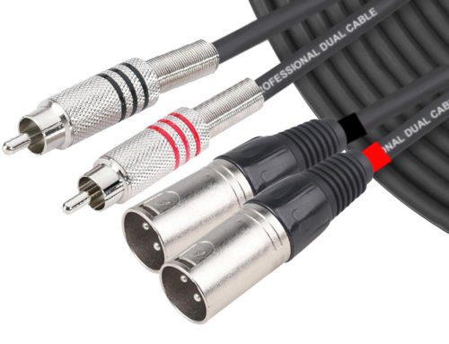 BYJ30 Basic RCA/XLR Interconnect Dual Cable