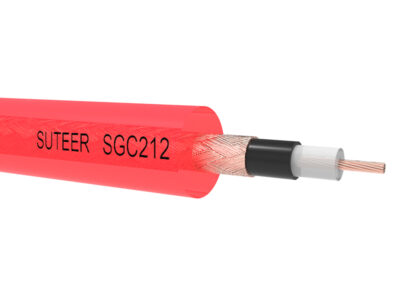 Low capacitance transparent red instrument cable SGC212