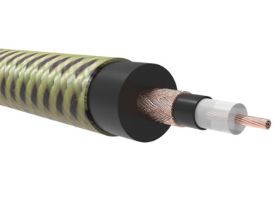 Lower noise instrument cable with Robust textile jacket SGC214