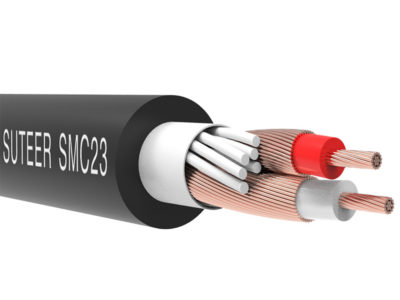 Separate spiral Shielding Microphone Bulk Cable SMC23