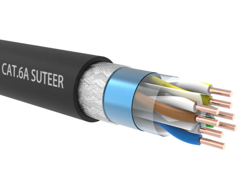 DC6A105 24AWG 4-pairs CAT.6A SF/UTP network cable