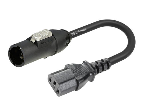 SPC012 PowerCON TRUE1 to IEC adapter cable