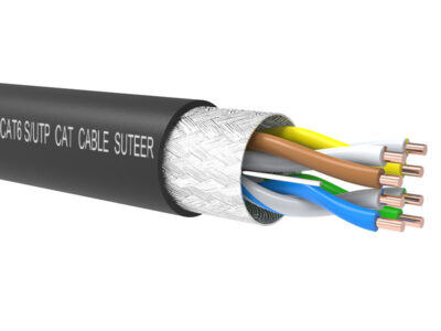 CAT6 S/UTP braided shielding network cable