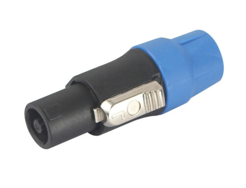 SPK019  4 pole SpeakON cable connector PVC boot
