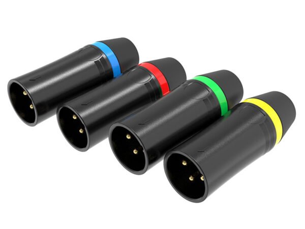 Keepdrum DMX-Kabel 3x 10m – 3-pol XLR Stecker, 100 Ohm, Mit Abknickschutz & Kabelbinder