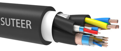 Combi Power & 2-core DMX & CAT.6A hybrid cable HDC01CP15
