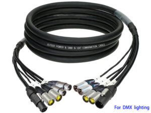 DMX & CAT.6A & powerCON TRUE1 hybrid cable HPCD01