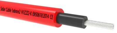 H1Z2Z2-K 1x6mm2 Single Core Photovoltaic Solar Cable EN 50618-2014 CE