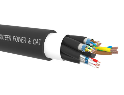 HDC02CP15 Power & 2x DMX & 2x CAT hybrid cable