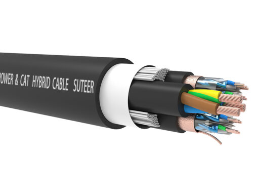 Combi 3×1.5mm2 Power & 2x CAT.6A  hybrid cable