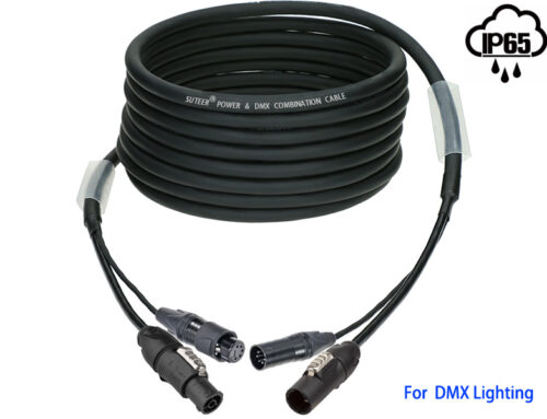 Neutrik 2.5mm2 Power & DMX hybrid cable IP65 