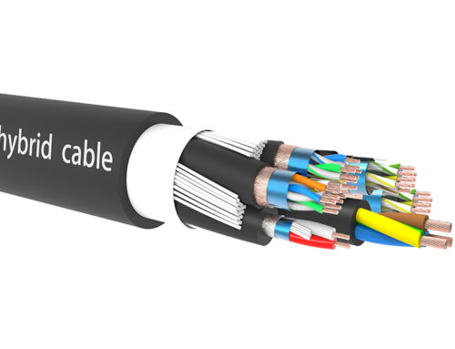 3×2.5mm2 power & DMX & 4x CAT6 hybrid cable