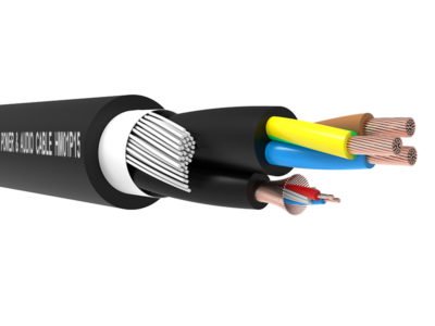 Hybrid cable Power 1.5 mm2 + audio signal cable HM01P15