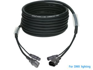 Combi IEC & XLR-3P hybrid cable HPD03