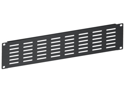 RP03V2U 2U 19 inch Flanged Vent Rack Panel - Steel - PropAudio