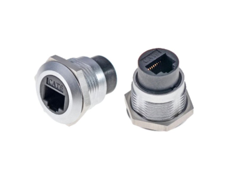 RJ45 C-shape CAT6 panel connector DAD17