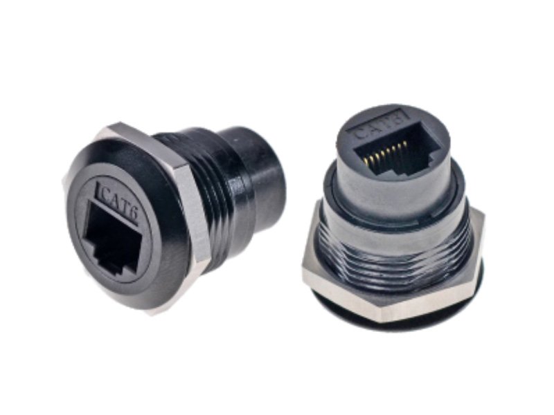 RJ45 C-shape CAT6 panel mounting DAD17