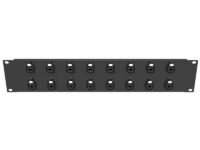 RPC2U16C 16-way combo XLR/JACK connector rack panel - PropAudio