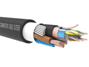 Hybrid cable Power 1.5mm2 & CAT.6A patch HD03P156