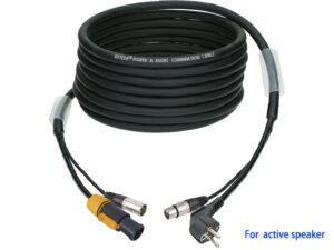 Hybrid cable Audio & powerCON TRUE1 XLR-3P for line array system HPM03