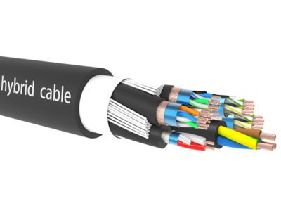 Combi 3x1.5mm2 power cable & DMX cable & 4x CAT6 cable hybrid cable HDC04CP15
