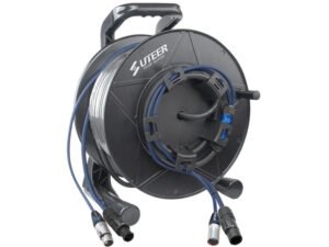 Combi Neutrik PowerCON TRUE1 & 5-pin XLR DMX hybrid cable drum HSD10N