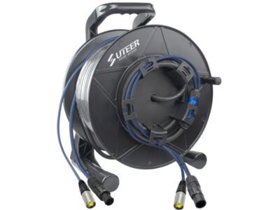 Combi Neutrik PowerCON TRUE1 & EtherCON CAT6 hybrid cable drum HSD08N