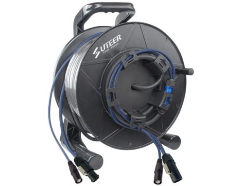 HSD08 PowerCON TRUE1 & EtherCON hybrid cable drum