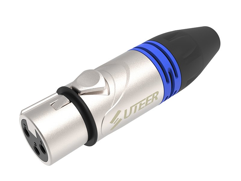 3-pin XLR connector female Similar Amphenol XLR3F019