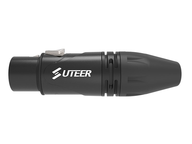 3-pin XLR connector with color ring Amphenol type XLR3F019B