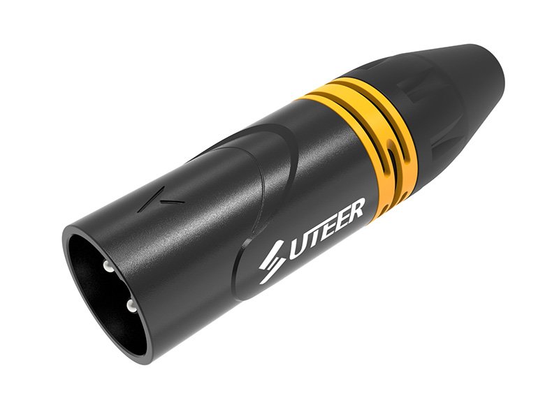 3 pole XLR cable connector similar Amphenol