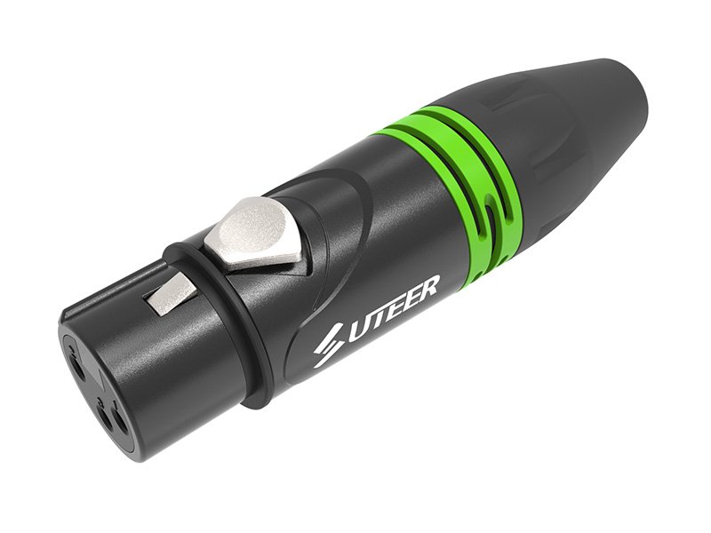 3 pole XLR connector female Amphenol type XLR3F019B